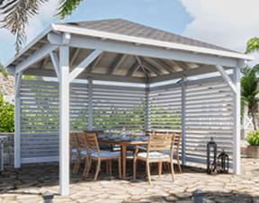 Pergolas en bois